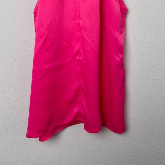 NWT BODEN Strappy Halterneck Satin Blouse Top in Watermelon Pink Size 10/Medium - Picture 10 of 15